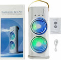 Double Ended Mini Spray Fan, Tank Capacity: 300 ml, 14.7 Inch
